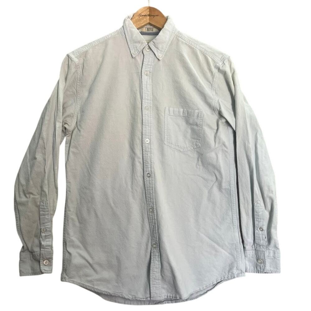Haggar Light Blue Cotton Button Up Shirt‎ Size Small